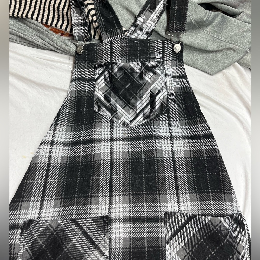 Ultra flirt brand plaid print dress